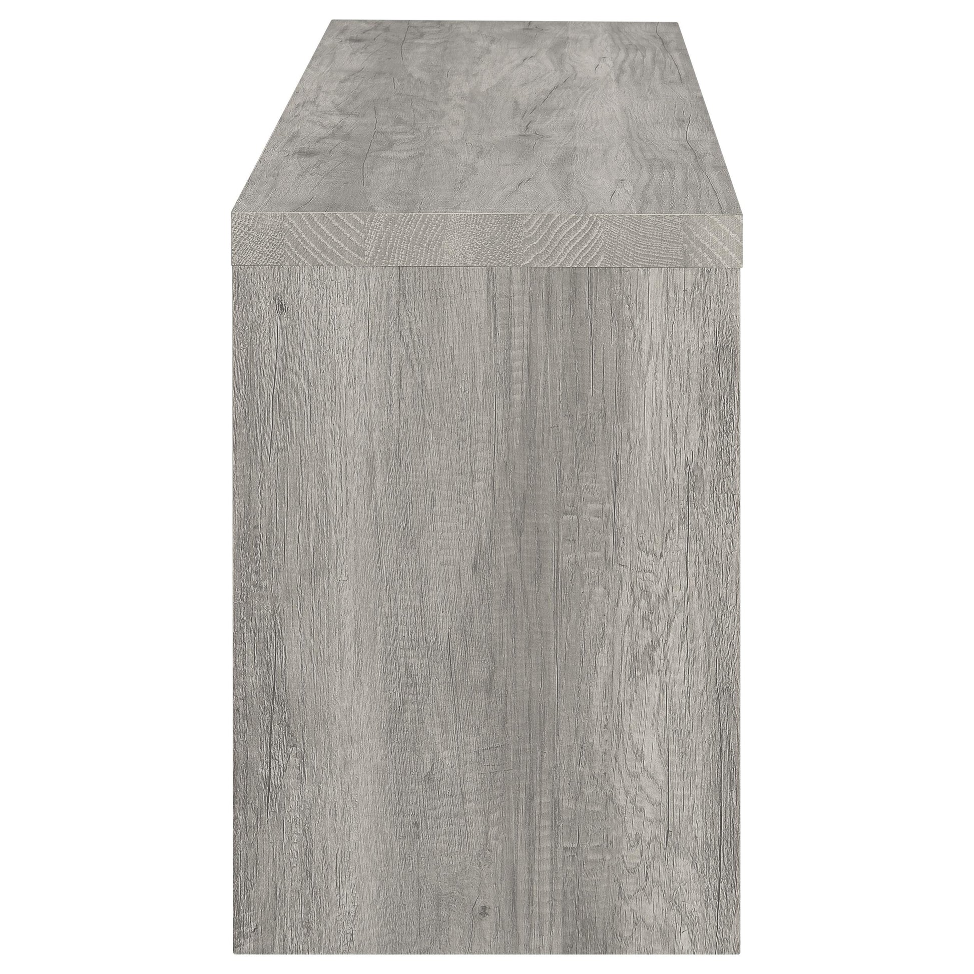 Grey Engineered Wood TV Stand 50-59 Inch Media Center