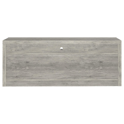 Grey Engineered Wood TV Stand 50-59 Inch Media Center