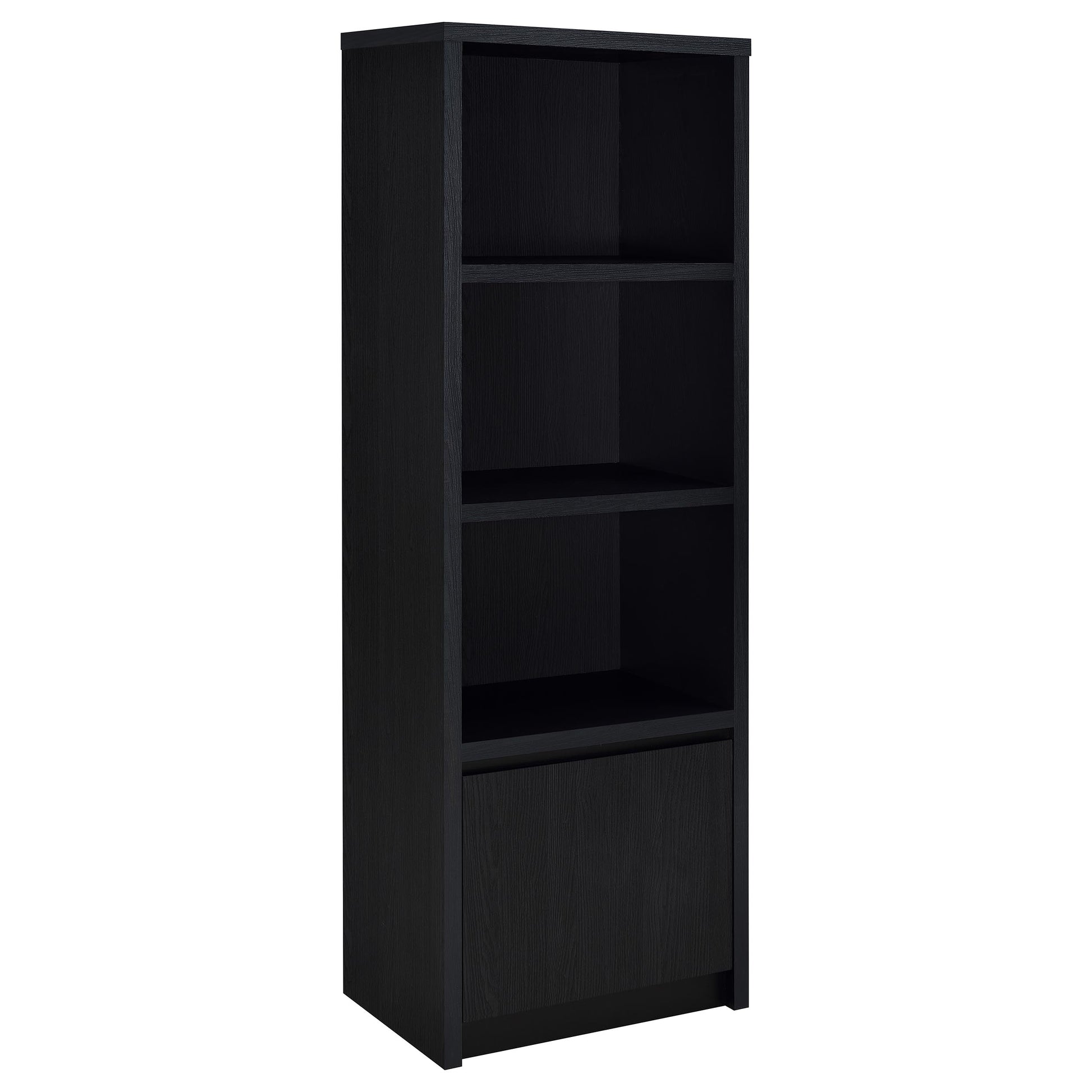 Sloat Black 3-Piece Entertainment Center - TV Stand & Towers