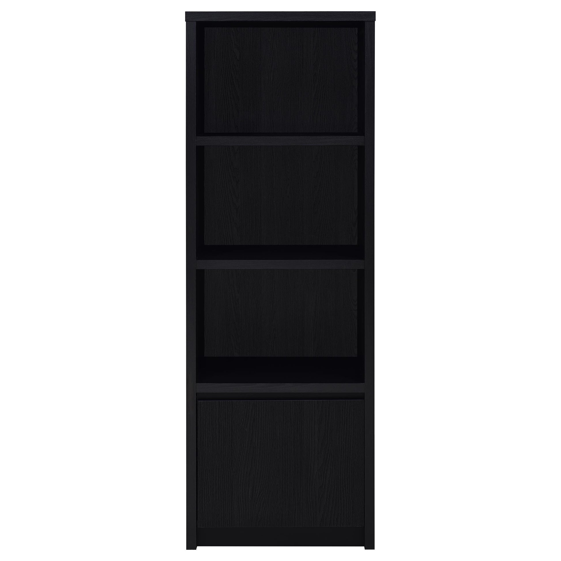Sloat Black 3-Piece Entertainment Center - TV Stand & Towers