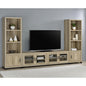 Heron Antique Pine 3-piece TV Entertainment Center