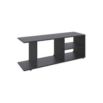 65 Inch TV Stand Black Modern Entertainment Center