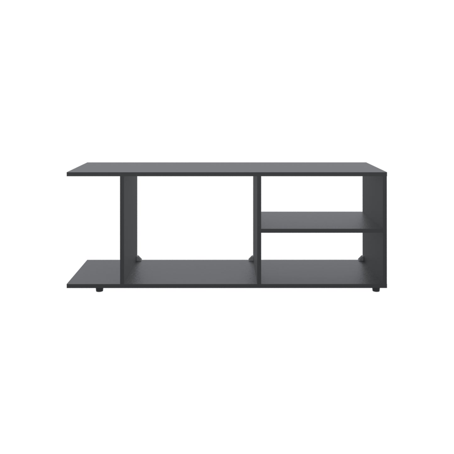 65 Inch TV Stand Black Modern Entertainment Center