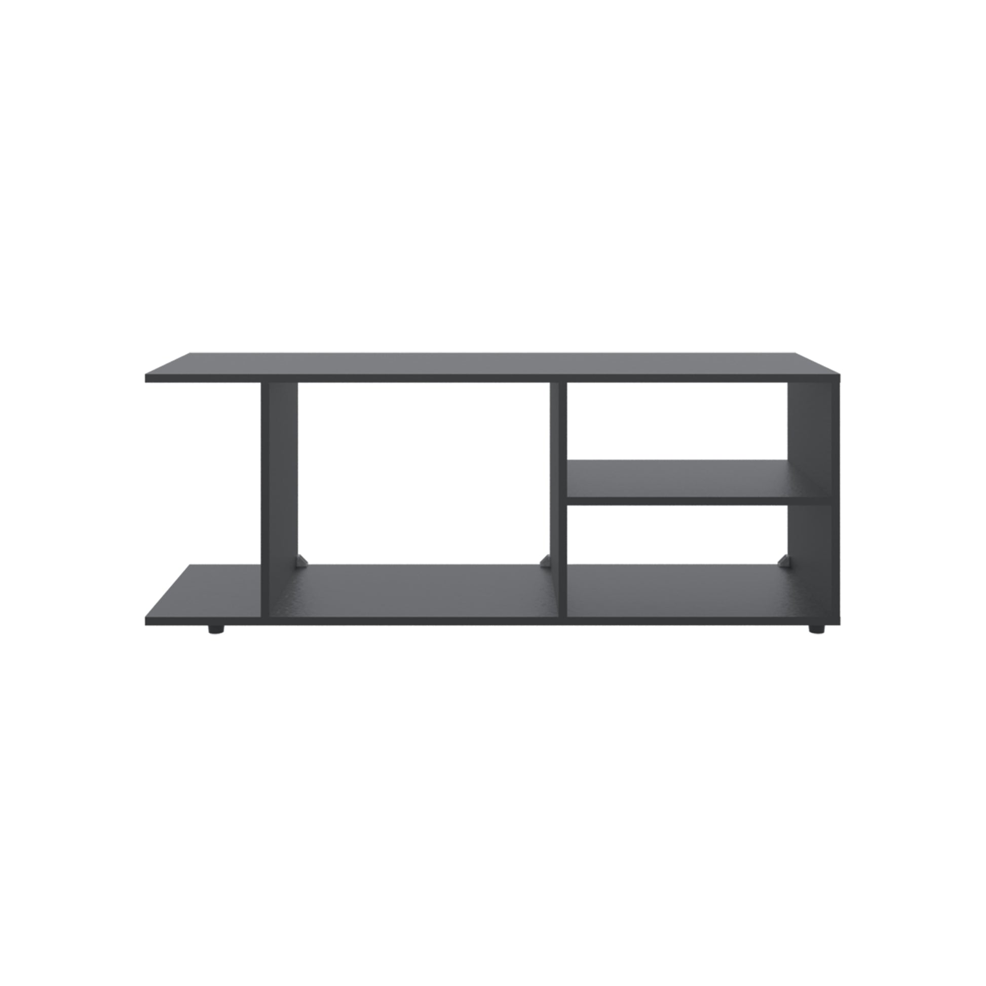 65 Inch TV Stand Black Modern Entertainment Center