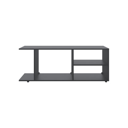 65 Inch TV Stand Black Modern Entertainment Center