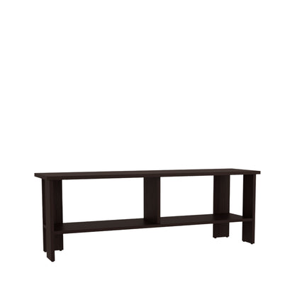 Dark Walnut TV Stand - 47" Wide for Living Room