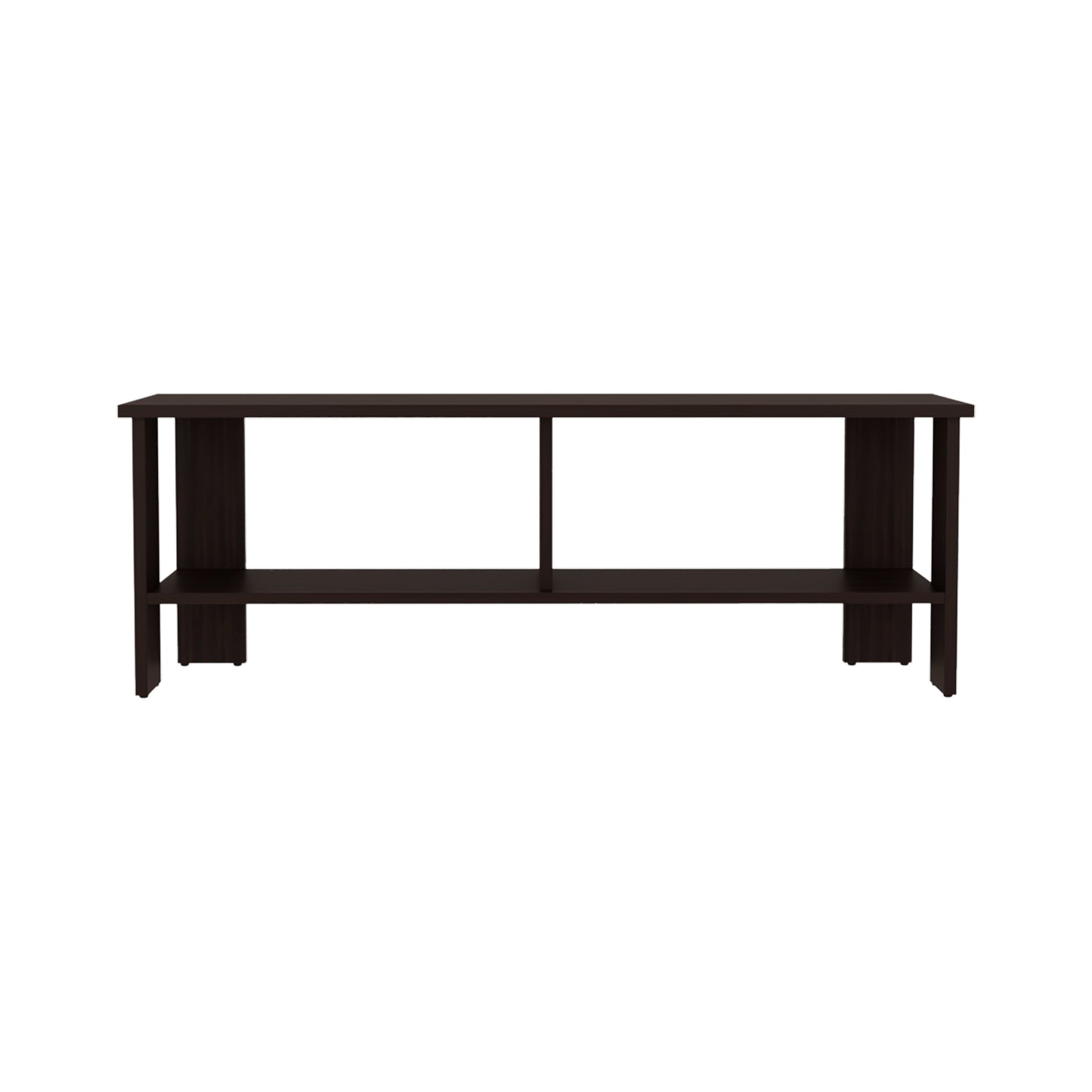 Dark Walnut TV Stand - 47" Wide for Living Room