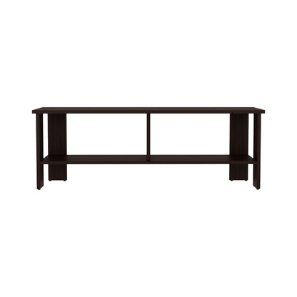 Dark Walnut TV Stand - 47" Wide for Living Room