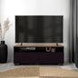 Colman Modern TV Stand with Open Shelves and Compact Profile, Minimalist Media Console for Living Room or Bedroom