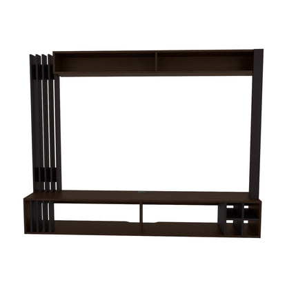 Bremmen Entertainment Center - Walnut TV Stand with Storage