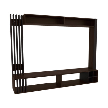 Bremmen Entertainment Center - Walnut TV Stand with Storage
