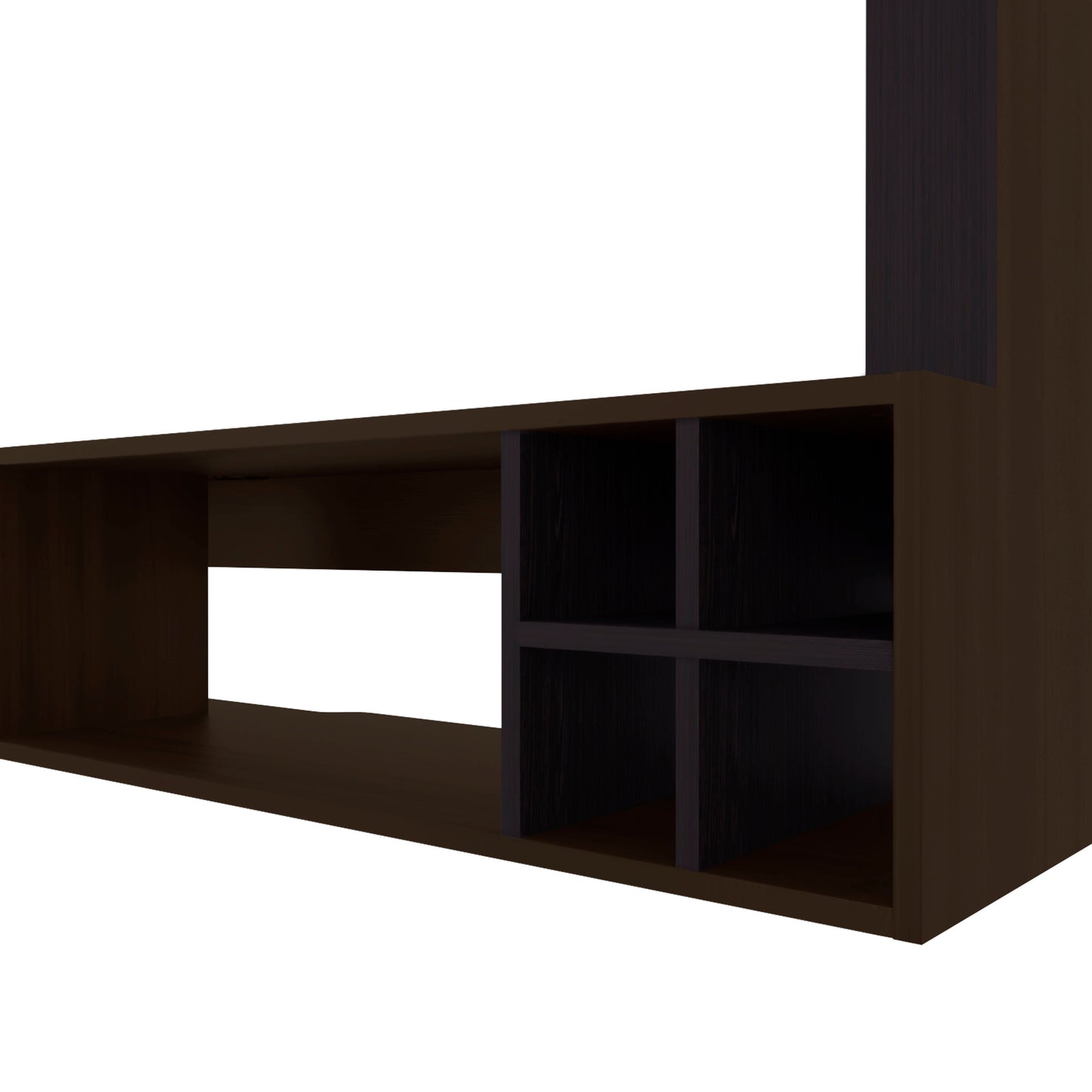 Bremmen Entertainment Center - Walnut TV Stand with Storage