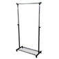 66" Tall Metal Coat Rack with Black finish