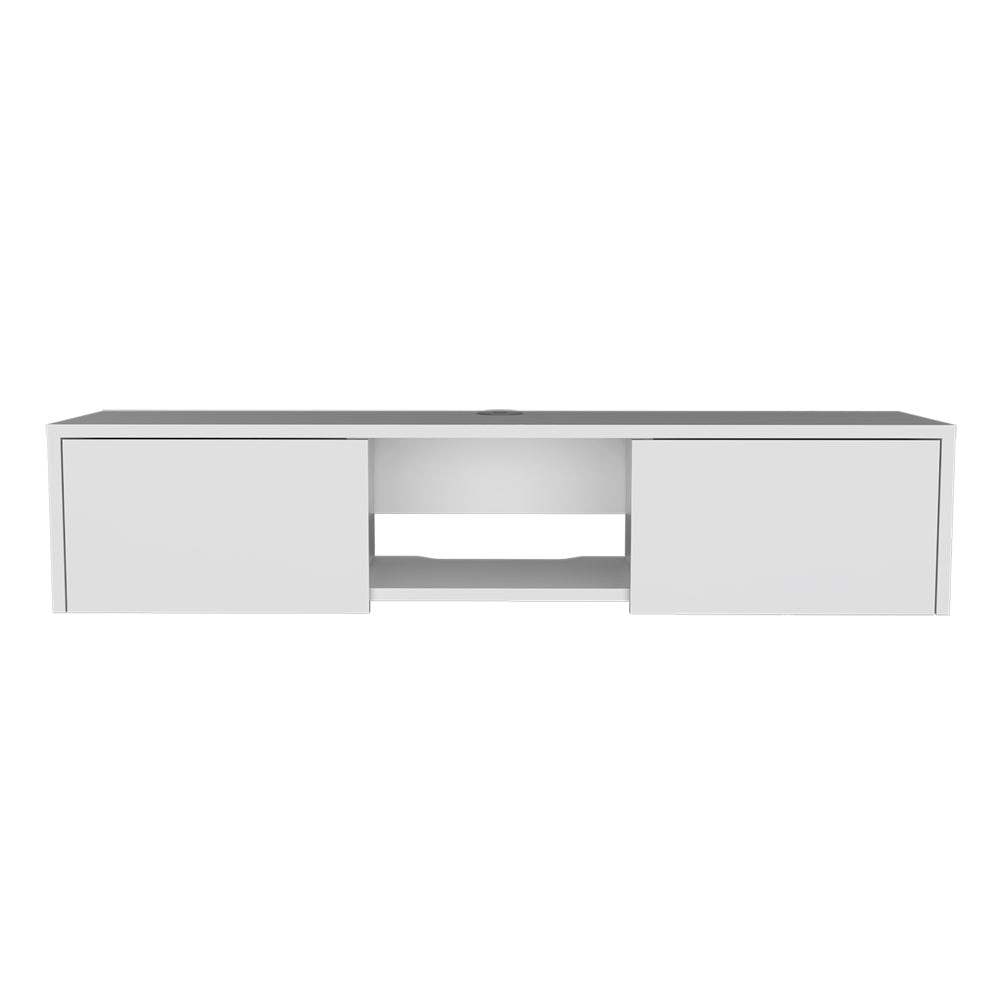 Floating Tv Stand Watson, Living Room, White