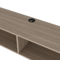 Floating TV Stand - White Oak, 60-69 Inch TVs for Living Room