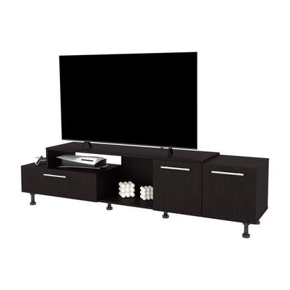 Black Engineered Wood TV Stand - 50-59 Inch TVs