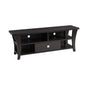 Espresso TV Stand with Storage Shelves 60-69 Inch TVs