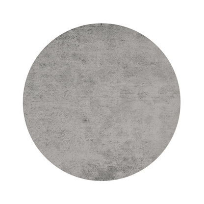 Cement Grey Round Dining Table - 36 Inch for Dining Room
