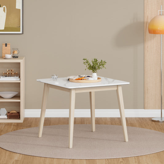 Du Cap Dining Table with Smart Top in Solid Wood Legs