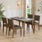 Portrush Dining Table with Smart Top in Solid Wood Legs