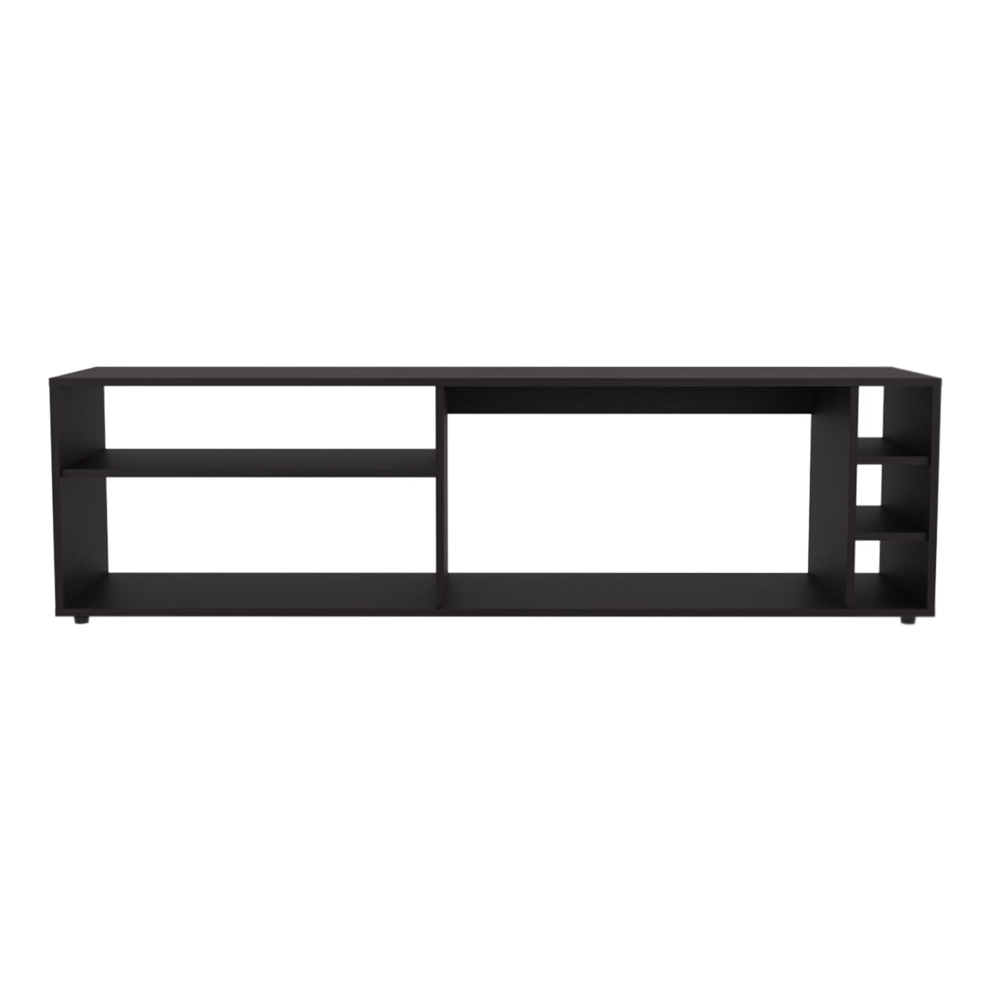 Wenge TV Stand with 70" Screen Storage, 63" Wide for Living Room