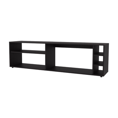 Wenge TV Stand with 70" Screen Storage, 63" Wide for Living Room