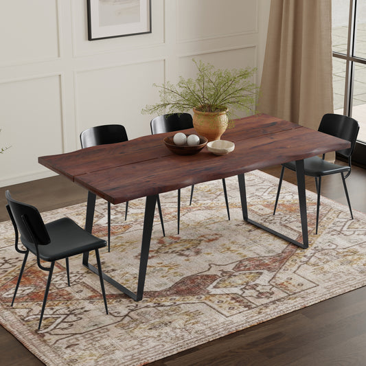 Delta Dining Table in Dark Walnut