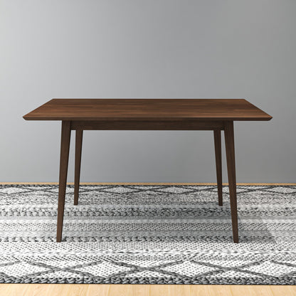 Solid Wood Dining Table - Seats 4-6 Brown for Dining Room