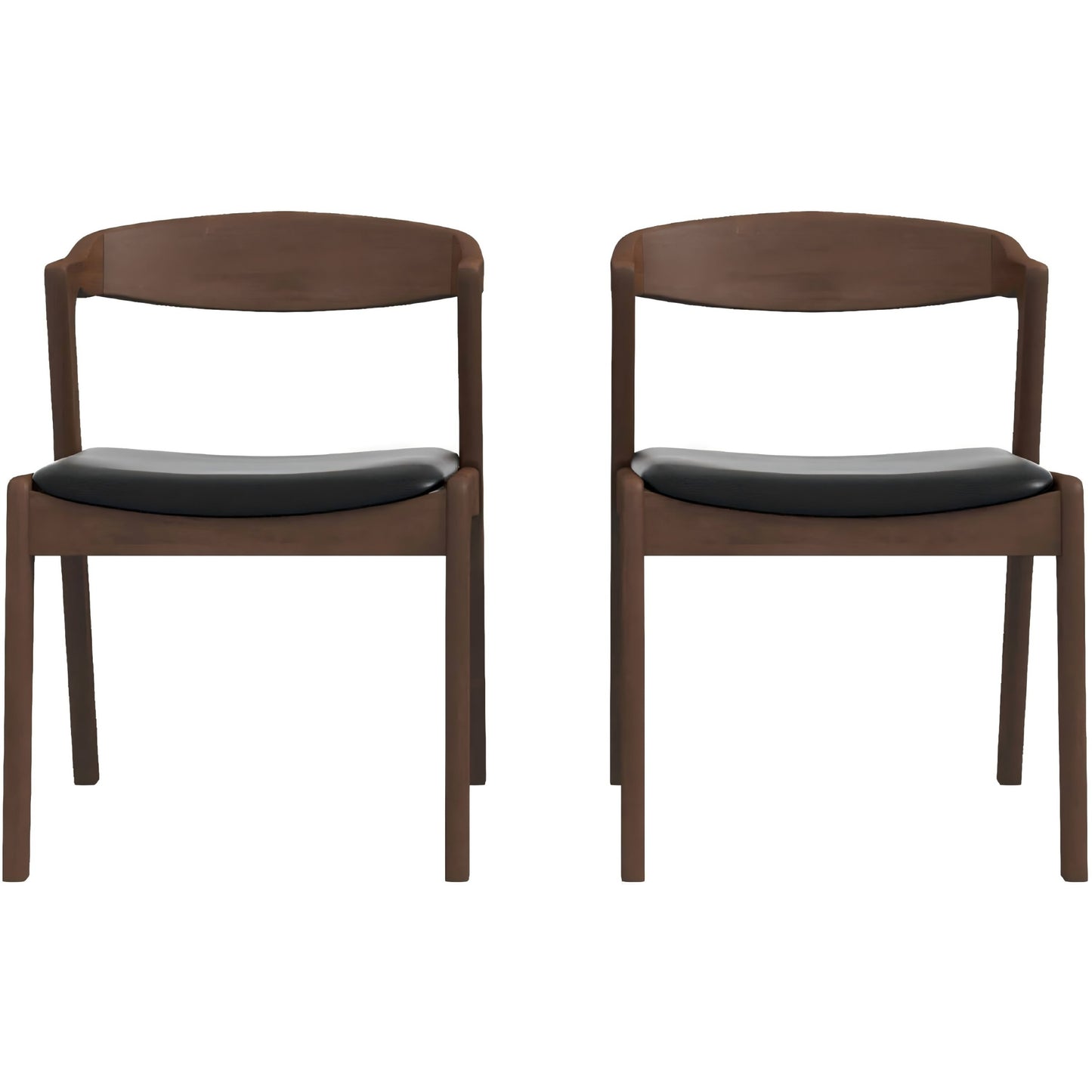 Mid-Century Modern Dining Chairs - Set of 2 for Dining Room