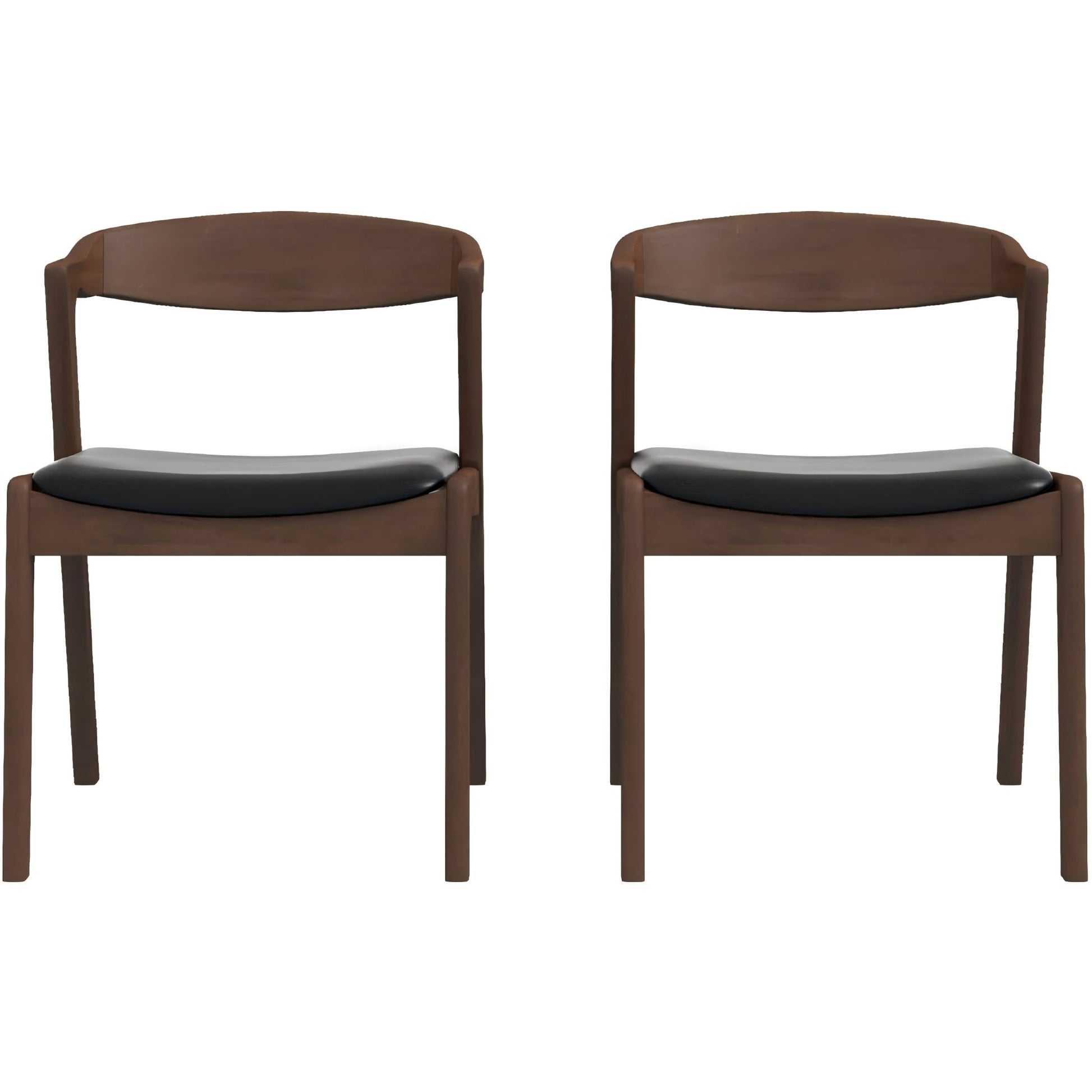 Mid-Century Modern Dining Chairs - Set of 2 for Dining Room