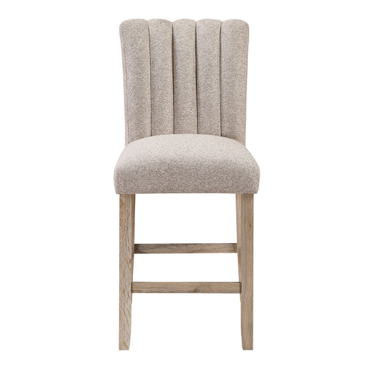 VHONG BEIGE BAR STOOLS (KIT OF 2)
