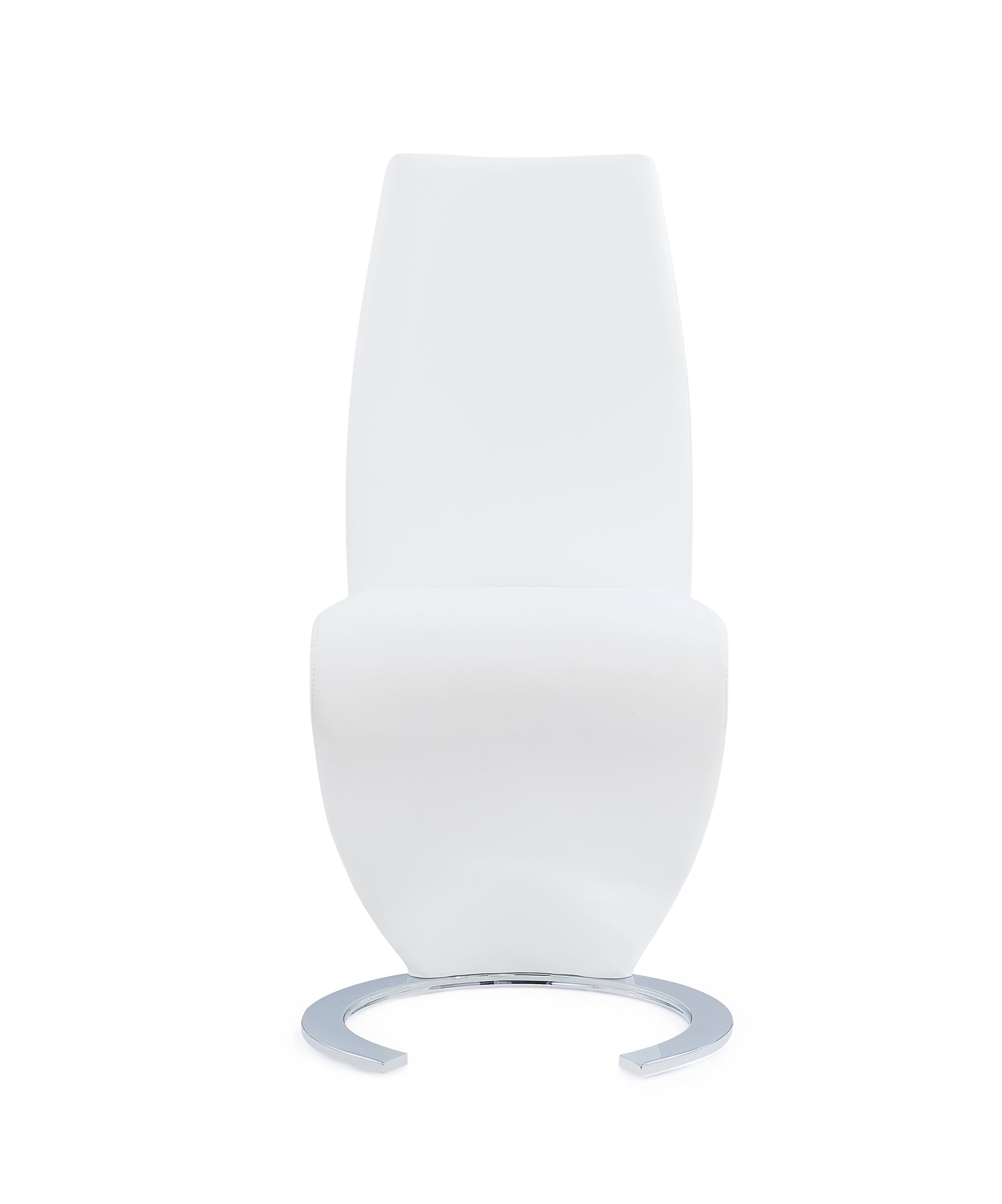 MARCUS HORSESHOE WHITE DINING CHAIRS (KIT OF 2)