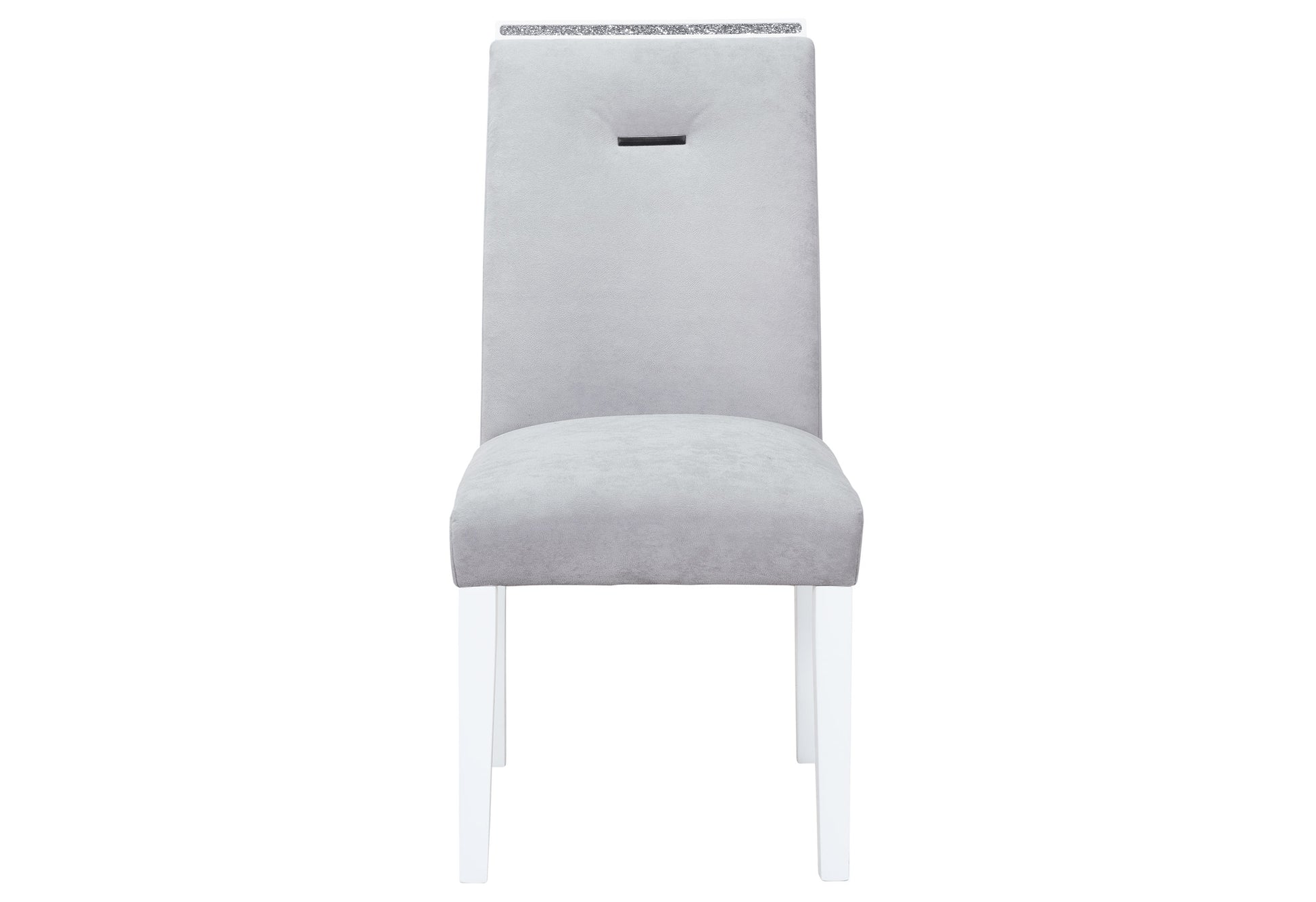 ARIYA GREY/WHITE DINING CHAIR KIT OF 2