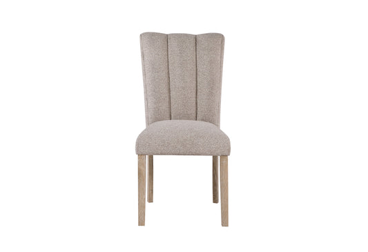 STONE DINING CHAIR - BEIGE KIT OF 2