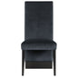 STACEY BLACK DINING CHAIR SET OF 2
