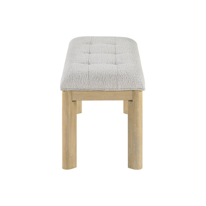 MORGAN Natural Dining Bench - Solid Wood MDF