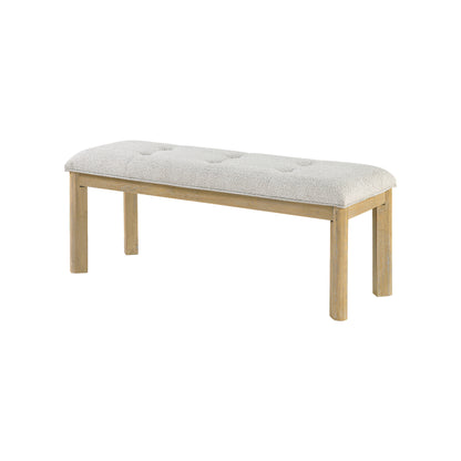 MORGAN Natural Dining Bench - Solid Wood MDF