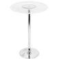 Contemporary Light Up Adjustable Bar Table