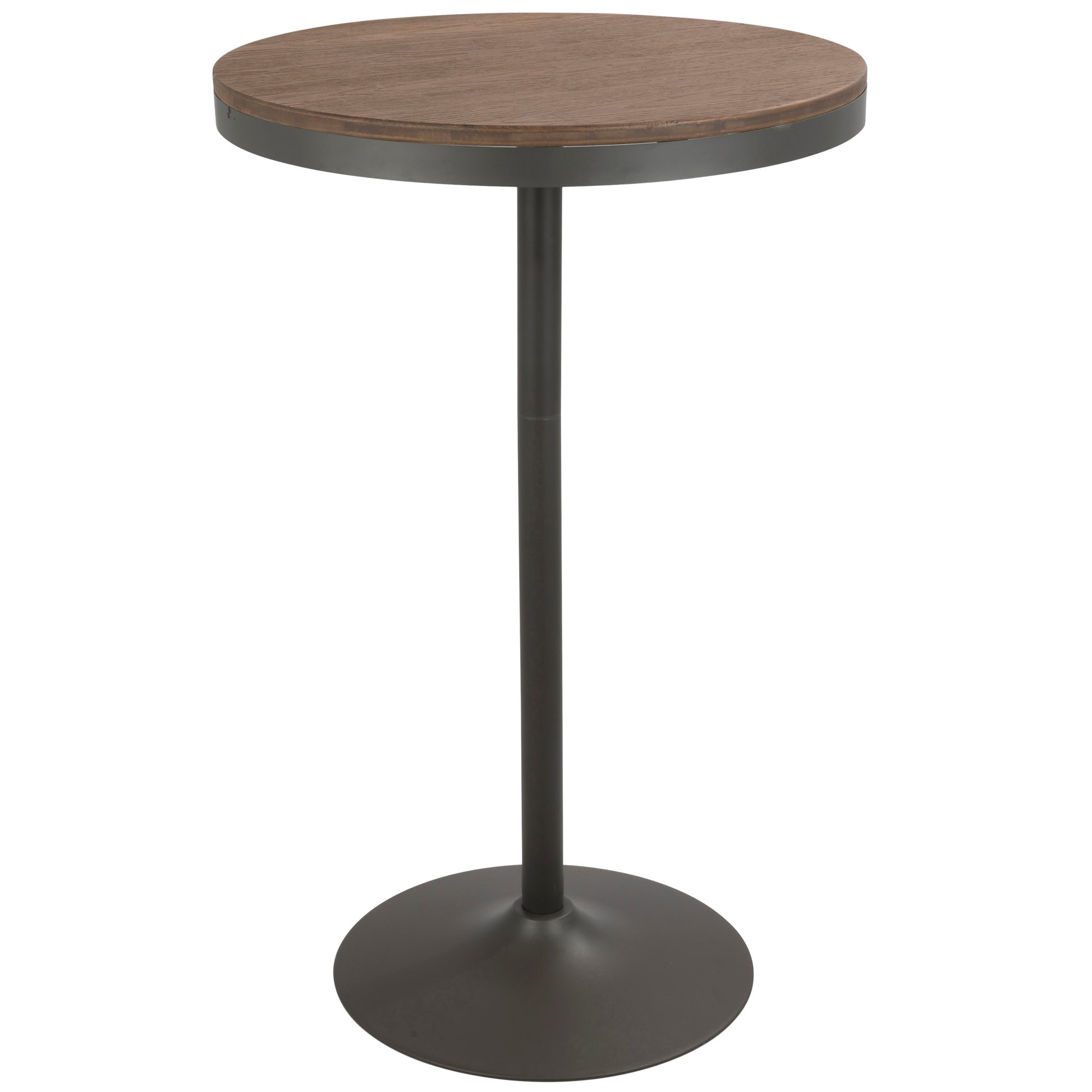 Adjustable Bar / Dinette Table in Grey and Brown