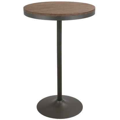 Adjustable Bar / Dinette Table in Grey and Brown