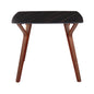 Dinette Table in Walnut Wood and Black Textured Marble