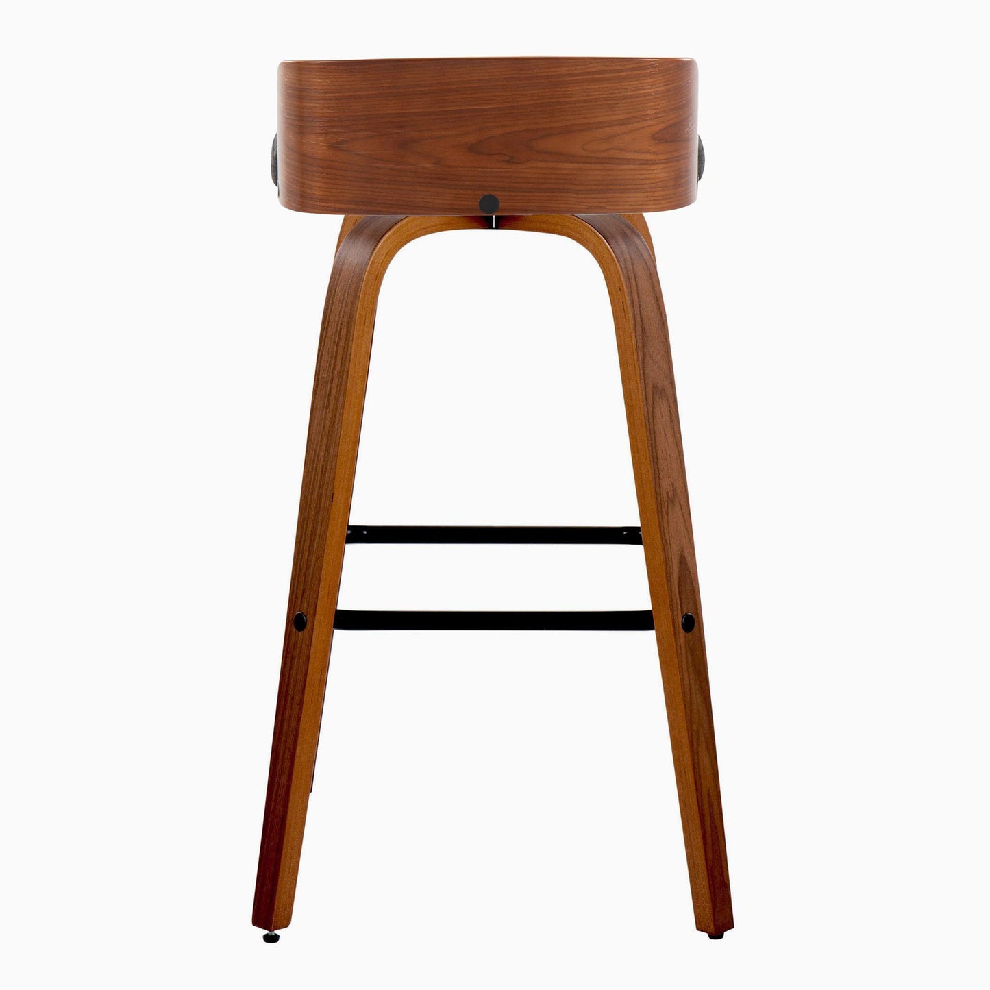 Charcoal Fabric Barstools - 2-Piece Set