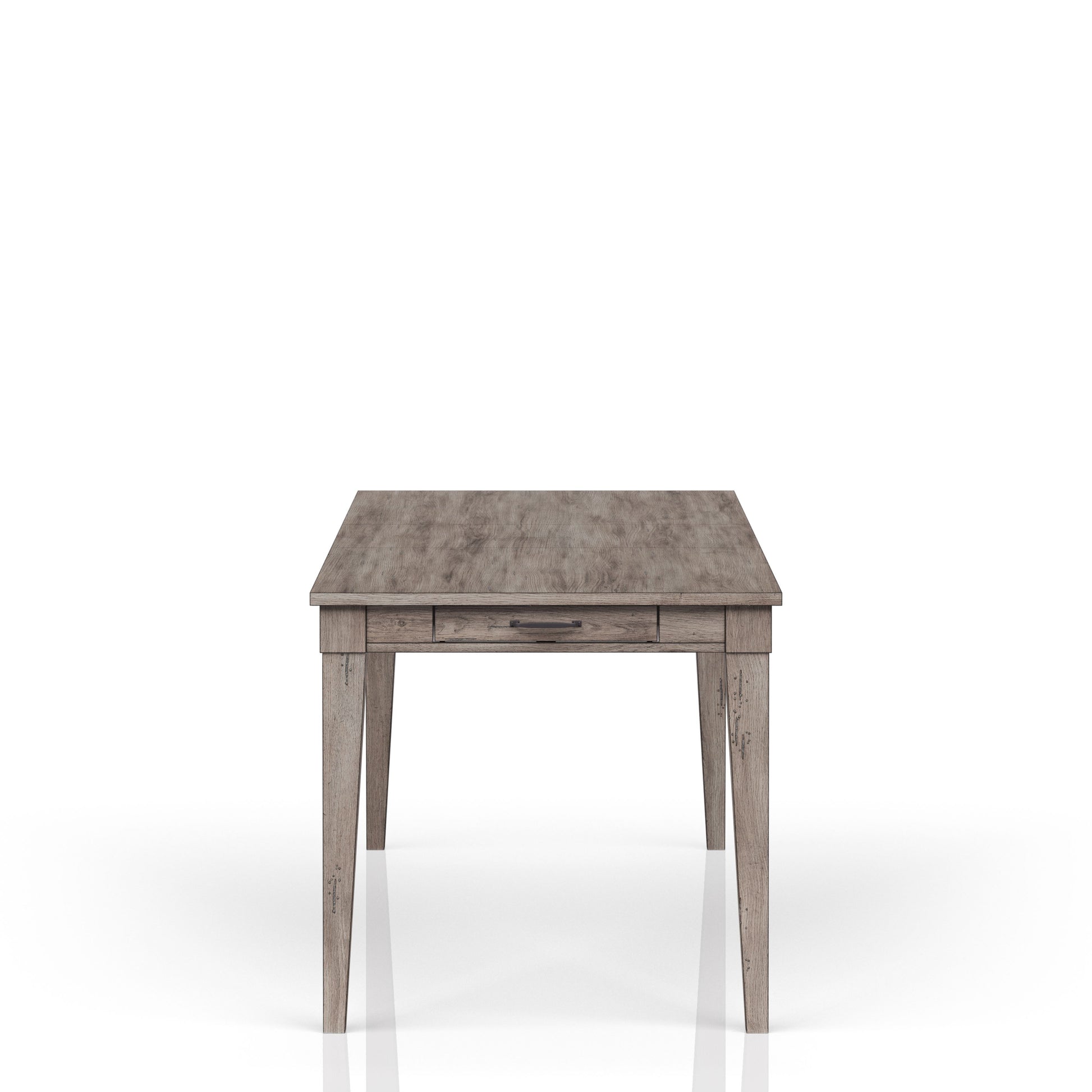 Rustic Gray Dining Table - Two Storage Drawers, Seats 8