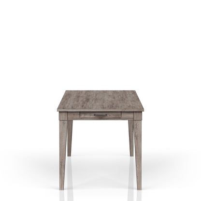 Rustic Gray Dining Table - Two Storage Drawers, Seats 8