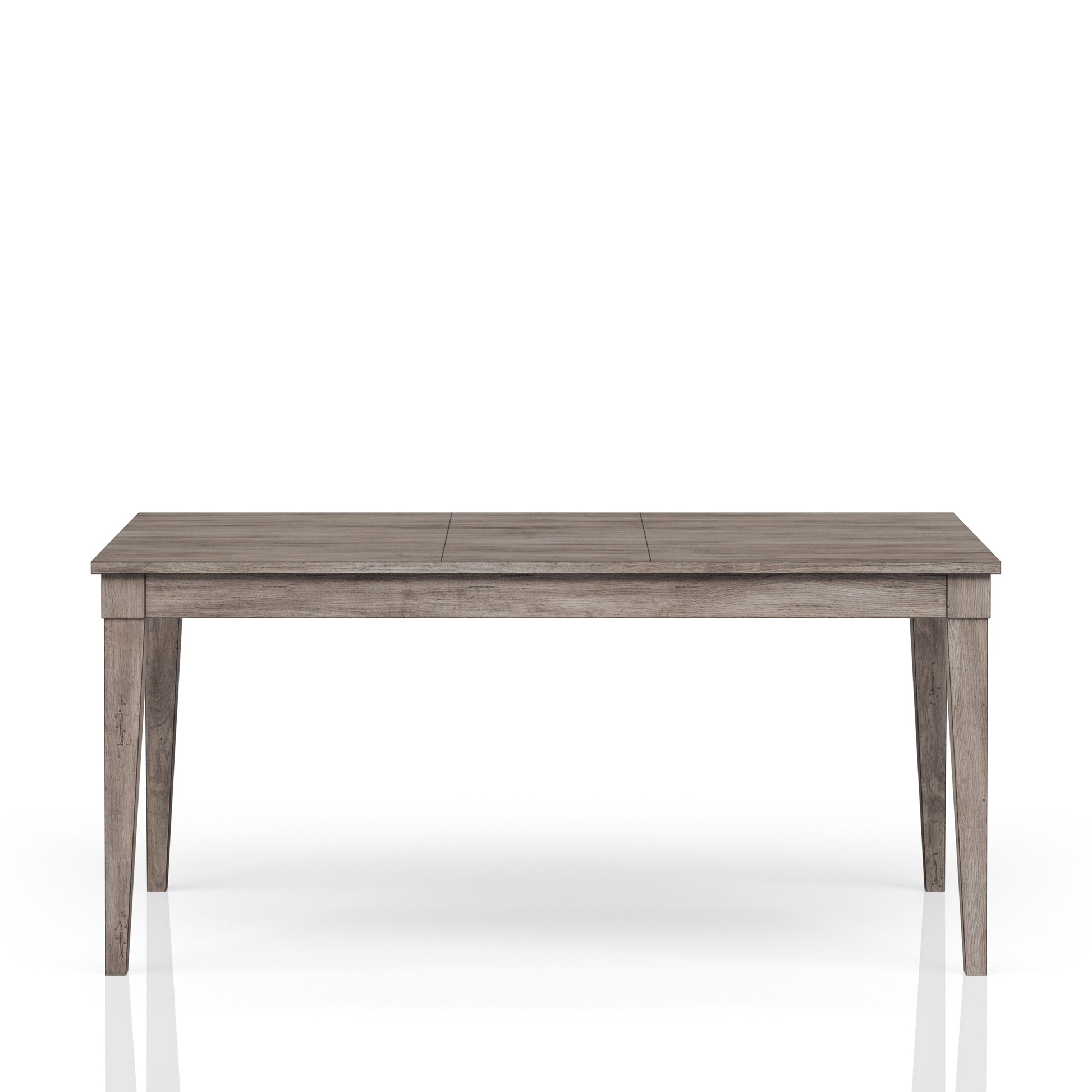 Rustic Gray Dining Table - Two Storage Drawers, Seats 8