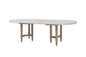 Triad Double Pedestal Dining Table with Leaf