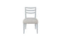 Ladderback Side Dining Chair is Ocean Colored Finish Set of 2