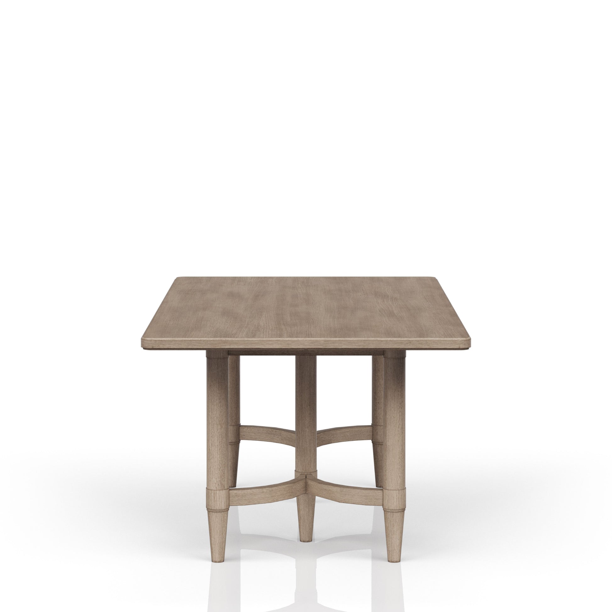Sand Solid Wood Dining Table for Kitchen Storage and Dining Room