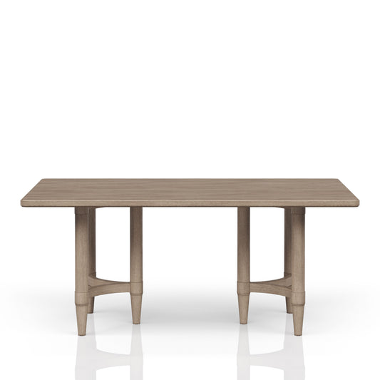 Counter Height Dining Table in Sand Colored Finish