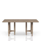 Counter Height Dining Table in Sand Colored Finish